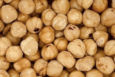 Hazelnuts roasted without salt